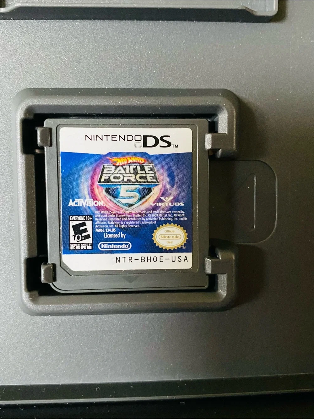 Nintendo Hot Wheels Battle Force 5 DS EUC includes box, game, pamphlet
